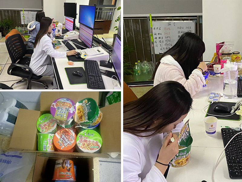 看到陜西鑫安安防24值警中心的小伙伴住在公司的這幾張圖，我淚目了